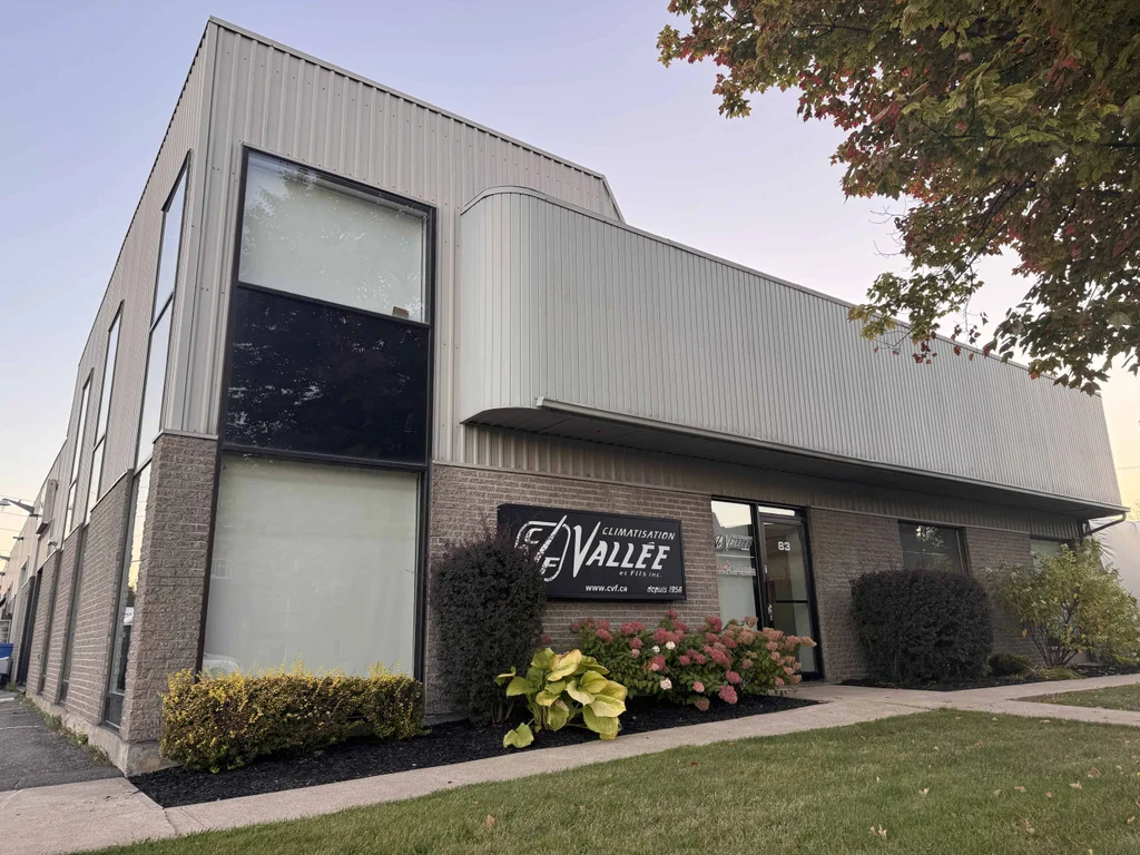 Façade of Climatisation Vallée & Fils in Repentigny